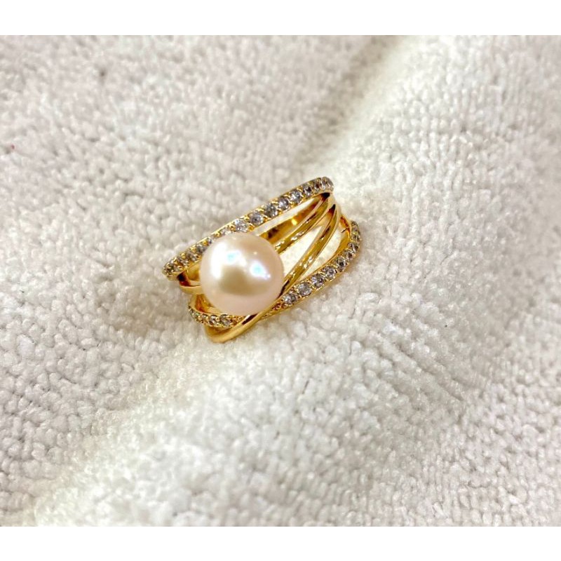Cincin mutiara Lombok asli || model elegan