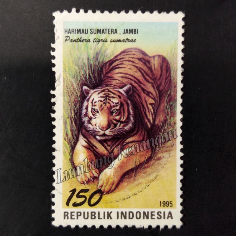 

Perangko HarimauSumatera jambi 150 tahun 1995