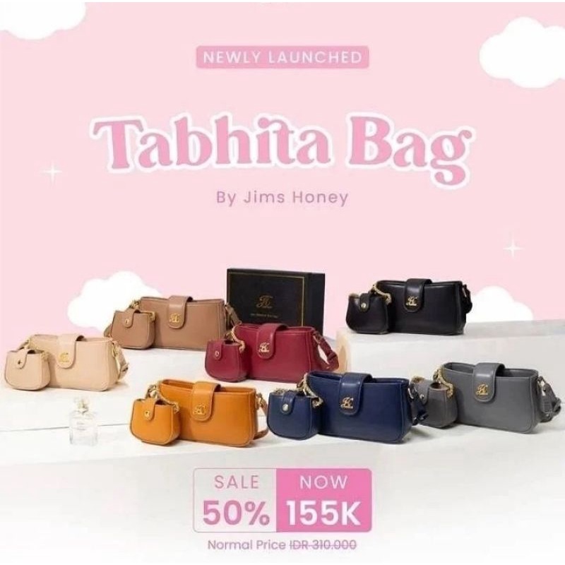 JH TABHITA✅JIMSHONEY TAS WANITA TERBARU INCLUDE FREE MINI TABHITA & BOX EKSKLUSIF