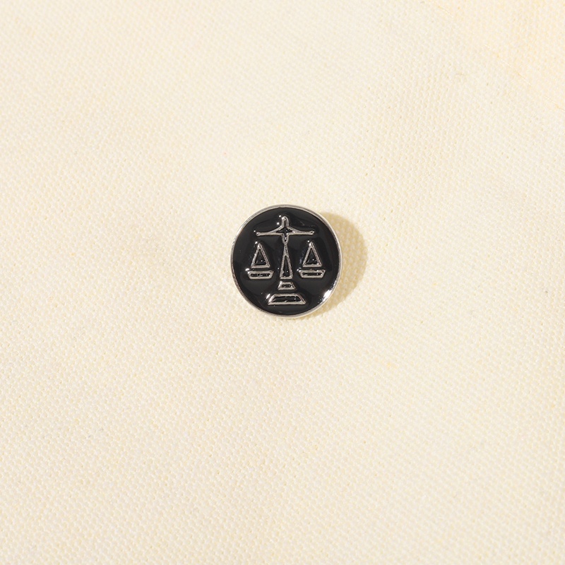 Bros Pin Enamel Desain Libra Untuk Aksesoris Pakaian