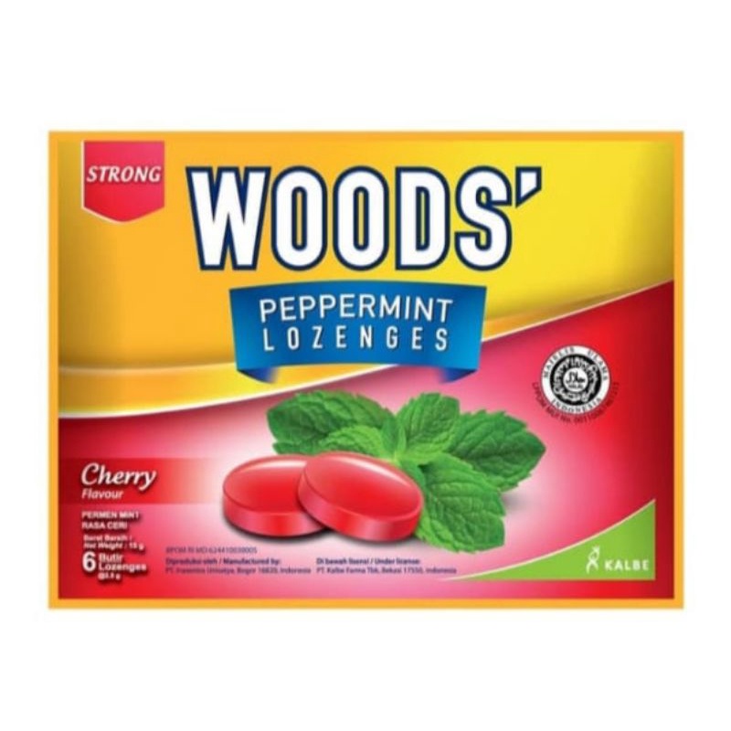 

Permen Woods Loz Cherry Pelega Tenggorokan