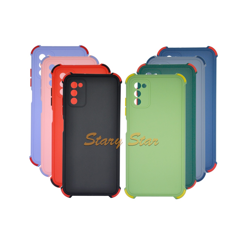 Soft Case Samsung A03 2022 / A03 Core / A03s / A04s 2022 / Samsung A51 Crack Macaron 2Tone Case