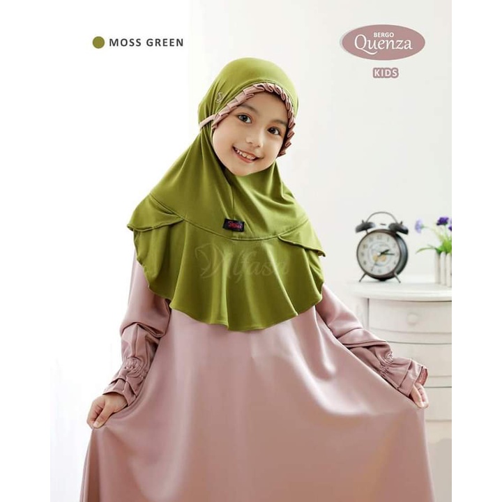 COD ✔️ TERBARU QUENZA BERGO KIDS BY ALFASA HIJAB | HIJAB INSTAN ANAK | KERUDUNG DAILY ANAK ORI ALFAS