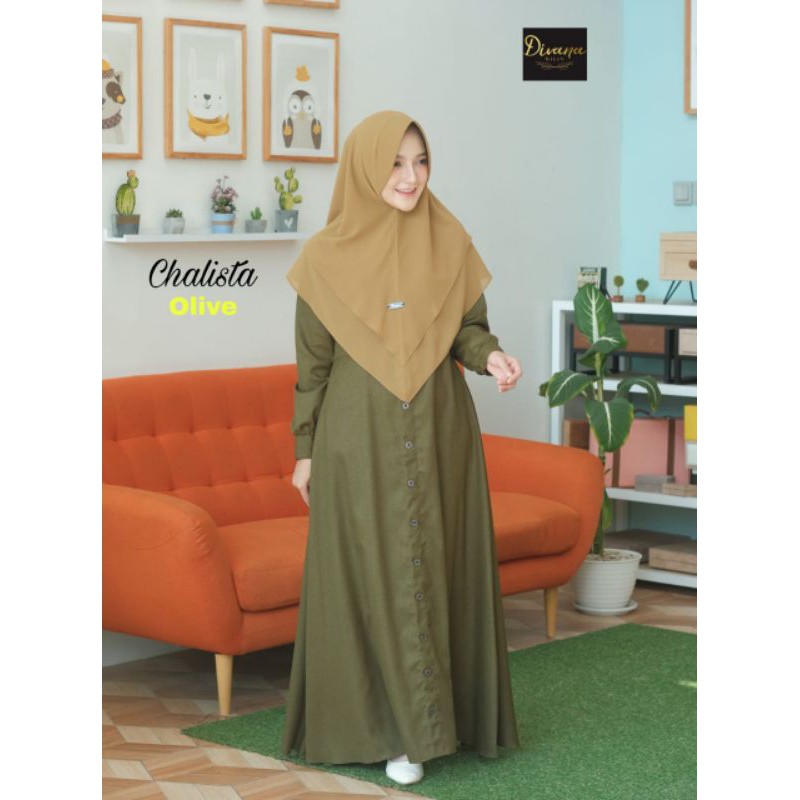 Chalista Gamis Set by Divana Hijab