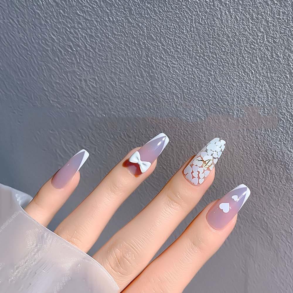 AUGUSTINA Agustina Nail Art Love Payet Ukuran Campur Glitter Aurora Flakes Aksesoris Manicure