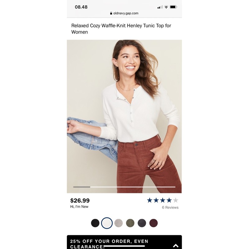 OLDNAVY WAFFLE KNITTED TOP - ATASAN SWEATER RAJUT ORIGINAL BRANDED-5