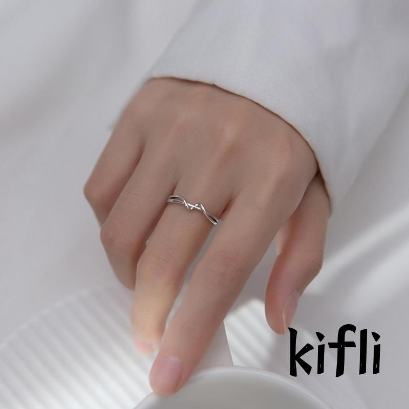 Cincin Jari Telunjuk Geometris,Model Terbuka,Untuk Wanita