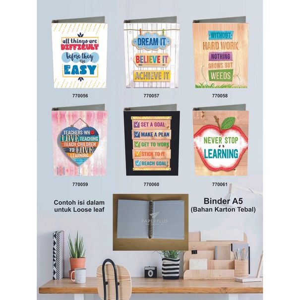 

Binder A5 / Binder Note A5 / Typography / Set 2855