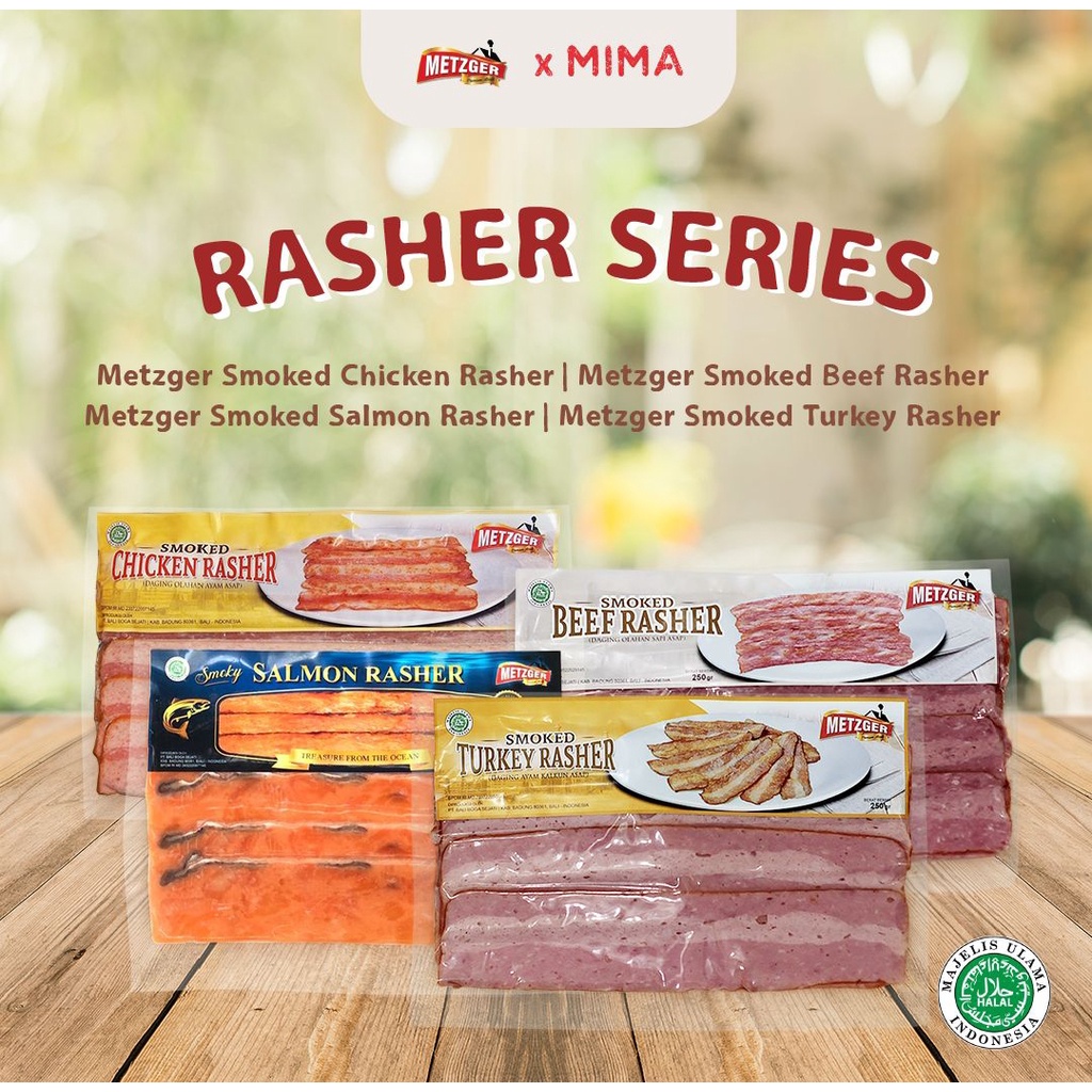 

Metzger Halal Rasher Series set Sampler