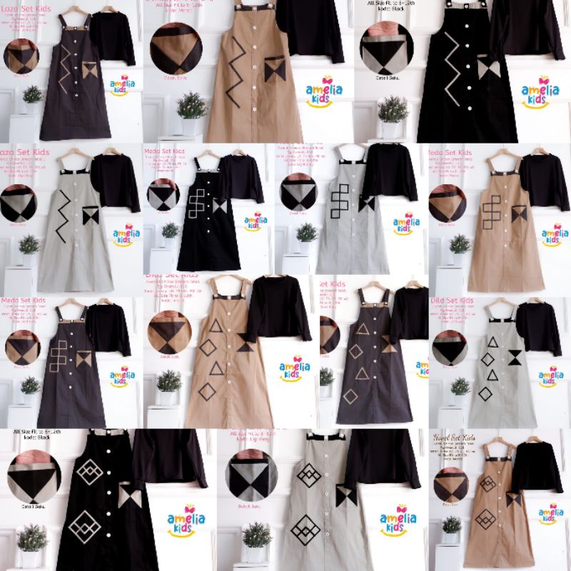 DILA / MEDA / LAZA / NOVEL SET KIDS || ORIGINAL BY AMELIA KIDS