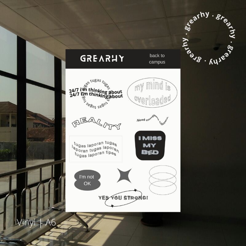 

Back to campus sticker