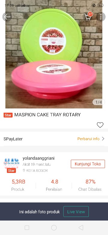 Maspion Cake Tray Rotary