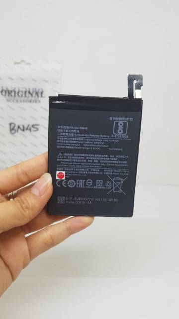 Baterai Xiaomi BN45 Batre Redmi Note 5 Pro Batre Xiaomi BN 45 Baterai Redmi Note 5 3900mAh