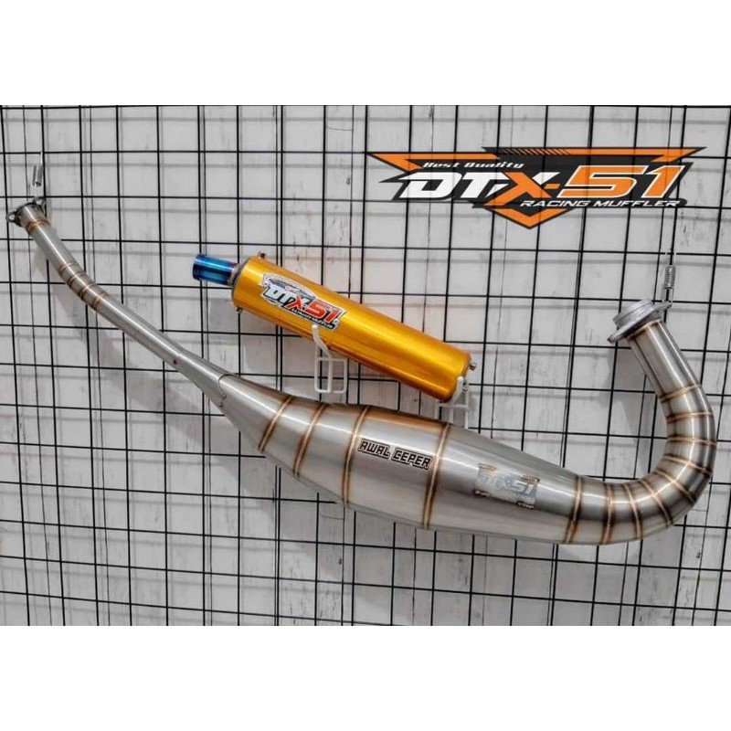 Knalpot full stainles non cobra kawasaki ninja rr r ss ninja dtx51 knalpot