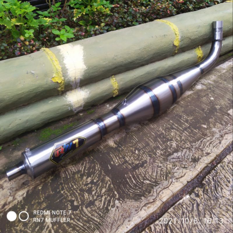 Knalpot Fiz R Force1 Racing 3v3 Kolong Drag Garing dan Bertenaga Real Pict