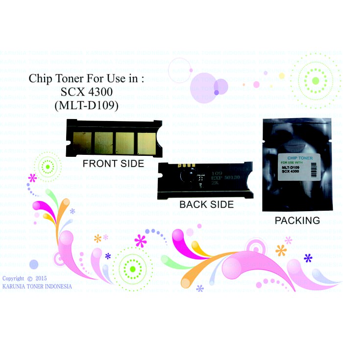 Chip Toner For Use in SCX4300 (MLT-D109)