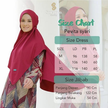 Gamis set Khimar Syar'i terbaru Savara Daily Dress