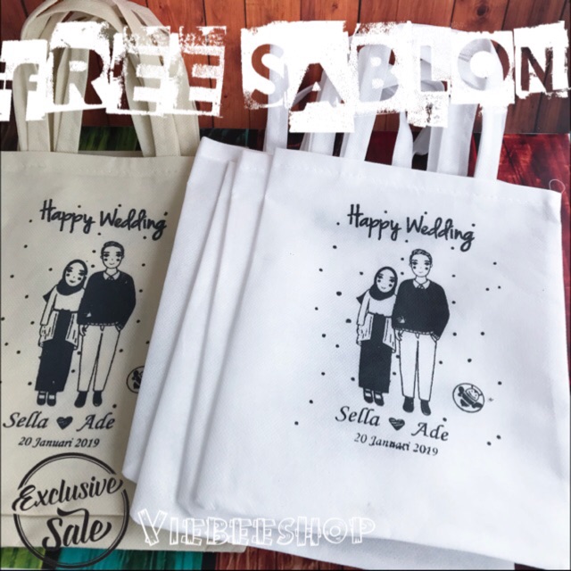 GOODIEBAG SOUVENIR I SOUVENIR WEDDING I SOUVENIR MURAH I F20x25