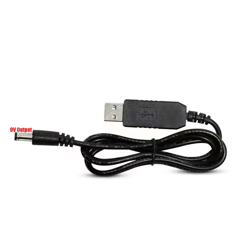 Zzz Kabel Power Boost USB Ke DC 5.5mmx2.1mm 5V Ke DC 9V / 12V Panjang 1m