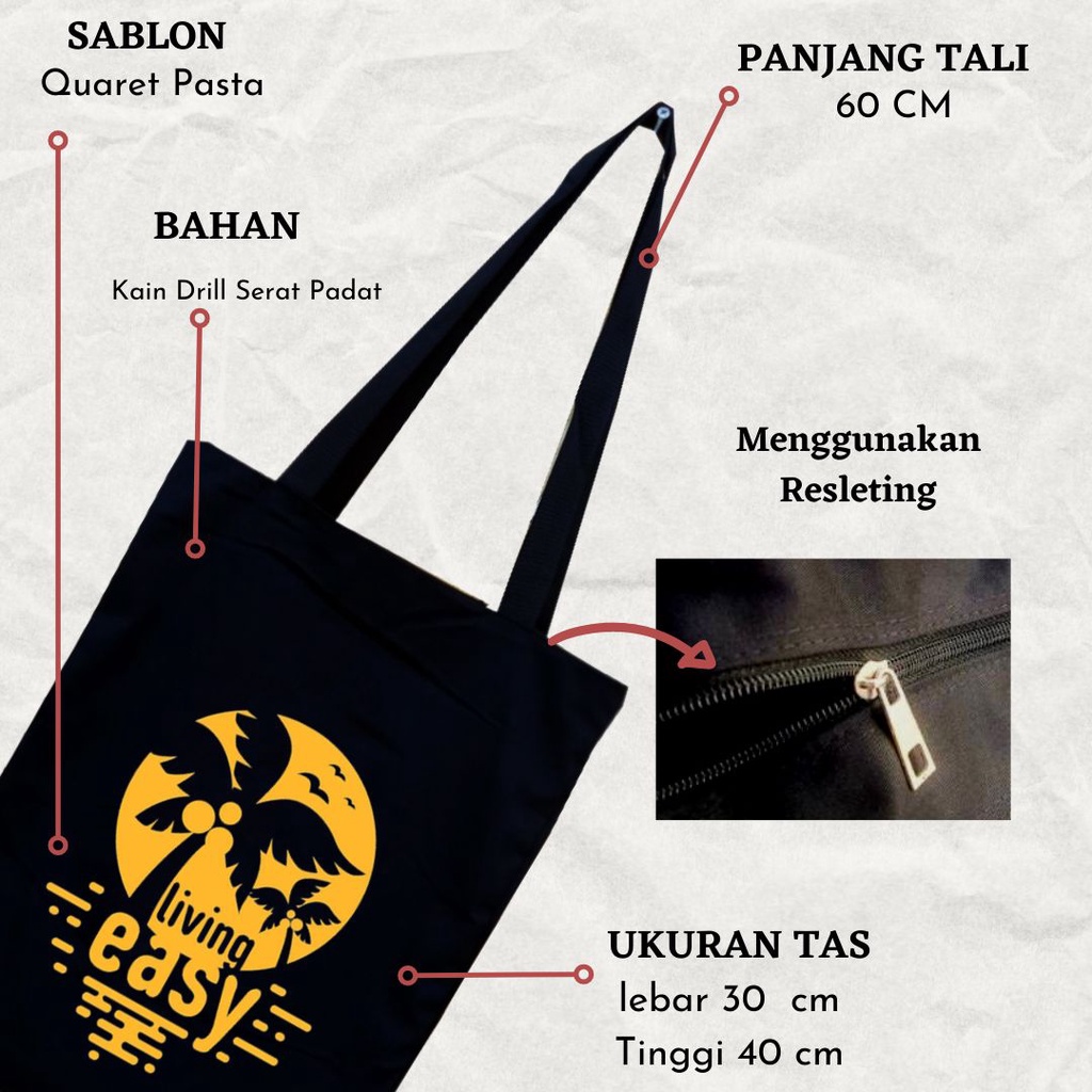 TOTEBAG Living Easy LIMITED EDITION || kiiyoomii ||