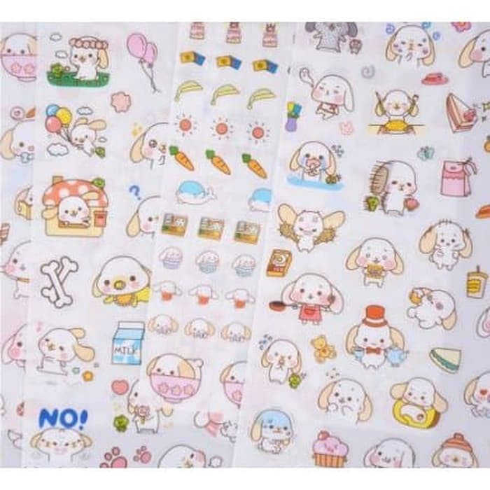 HAPPY EVERY DAY Diary Deco - Happy Dog (6pcs)