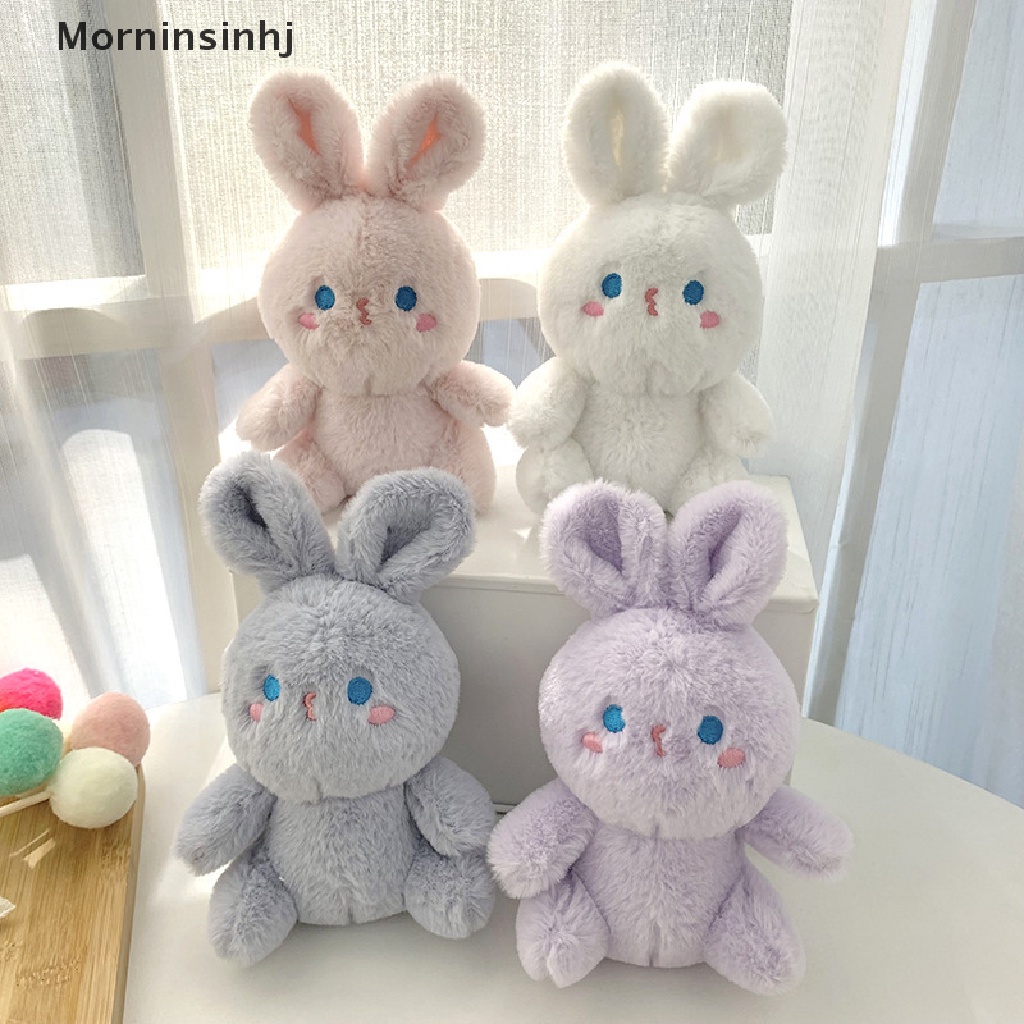 Mornin Lucu Katun Hewan Kelinci Plush Boneka Mainan Gantungan Kunci Tas Sekolah Liontin Hadiah id