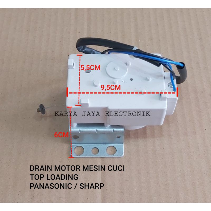 motor drain mesin cuci  panasonic / Sharp / samsung Top loading