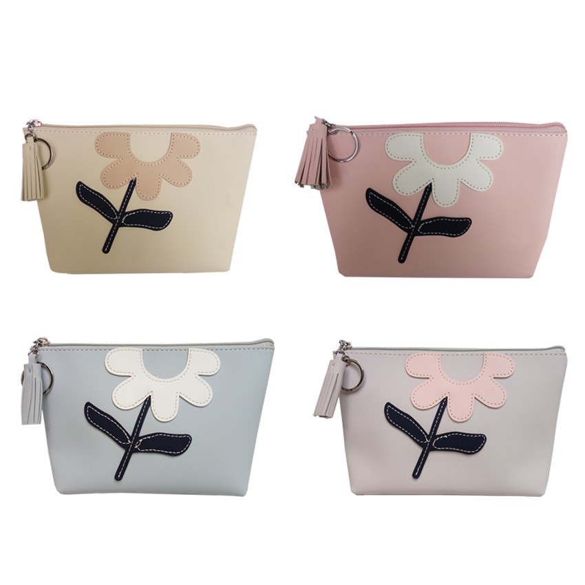 Skoola Pouch Kosmetik Wanita Karakter Lucu Dompet HP Serbaguna