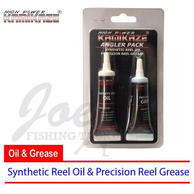 (BISA COD) Kamikaze Angler Pack Oil and Grease - Pelumas Reel Pancing TERBAIK Kode 1394