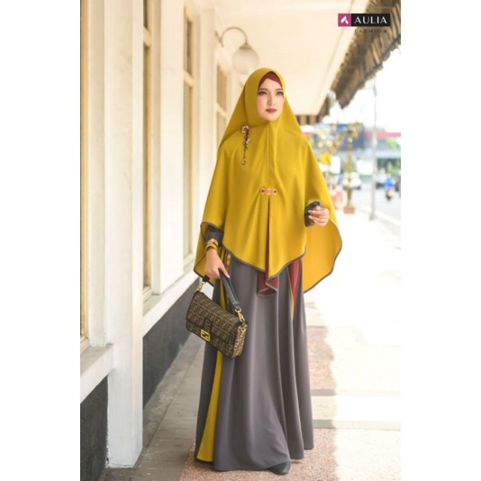 nayna grey lime by aulia fashion