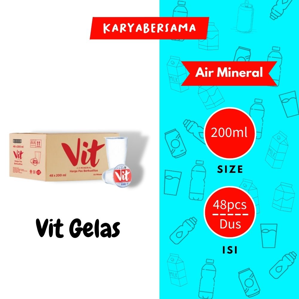 

Vit Gelas 200 Ml 48Pcs