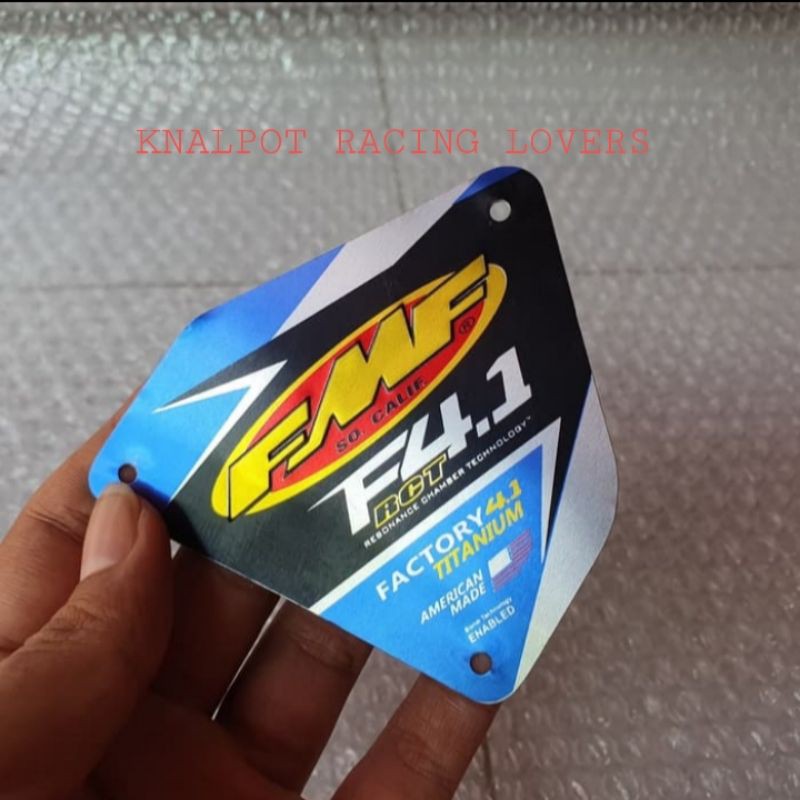 Emblem merk logo knalpot racing norifumi FMF F4 1