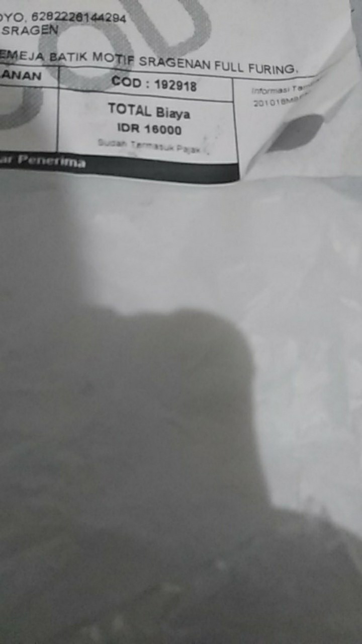 Hanung Kemeja Batik Pria Full Furing Bahan Katun Sragenan