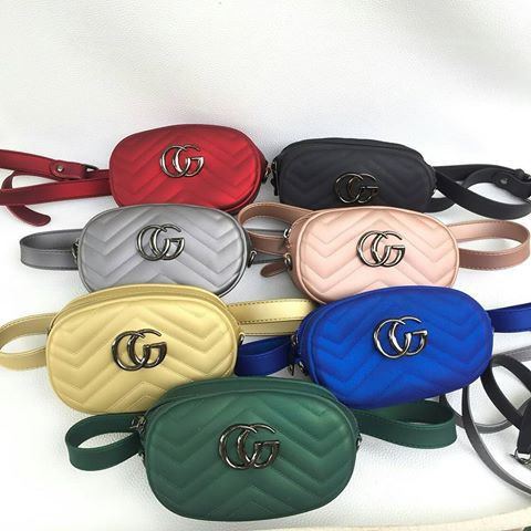 MBS 1216 Tas Pinggang Nagita Slavina Tas Jelly 19CM 2 TALI Tas Fashion Import