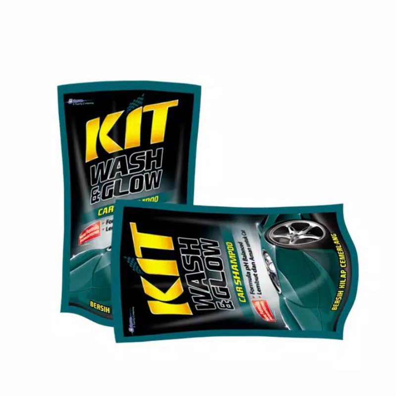 800Ml Kit Wash &amp; Glow Car Shampoo Cuci Mobil Motor Kendaraan Perawatan Bersih Kilap Cemerlang Murah