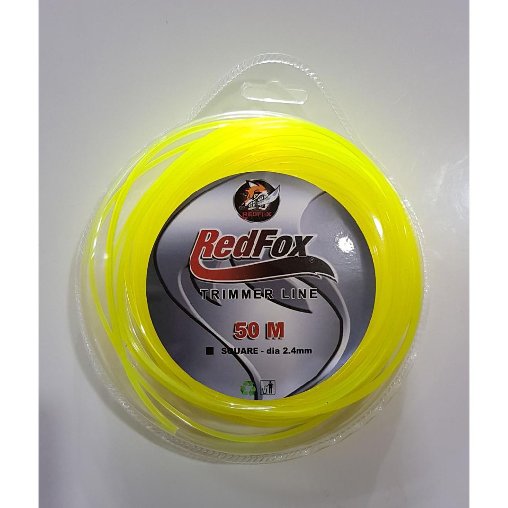 Senar Potong Rumput Grass Weed Trimmer Line REDFOX 50 m