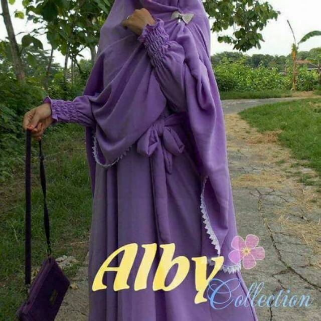 Gamis set syari lovely ameera