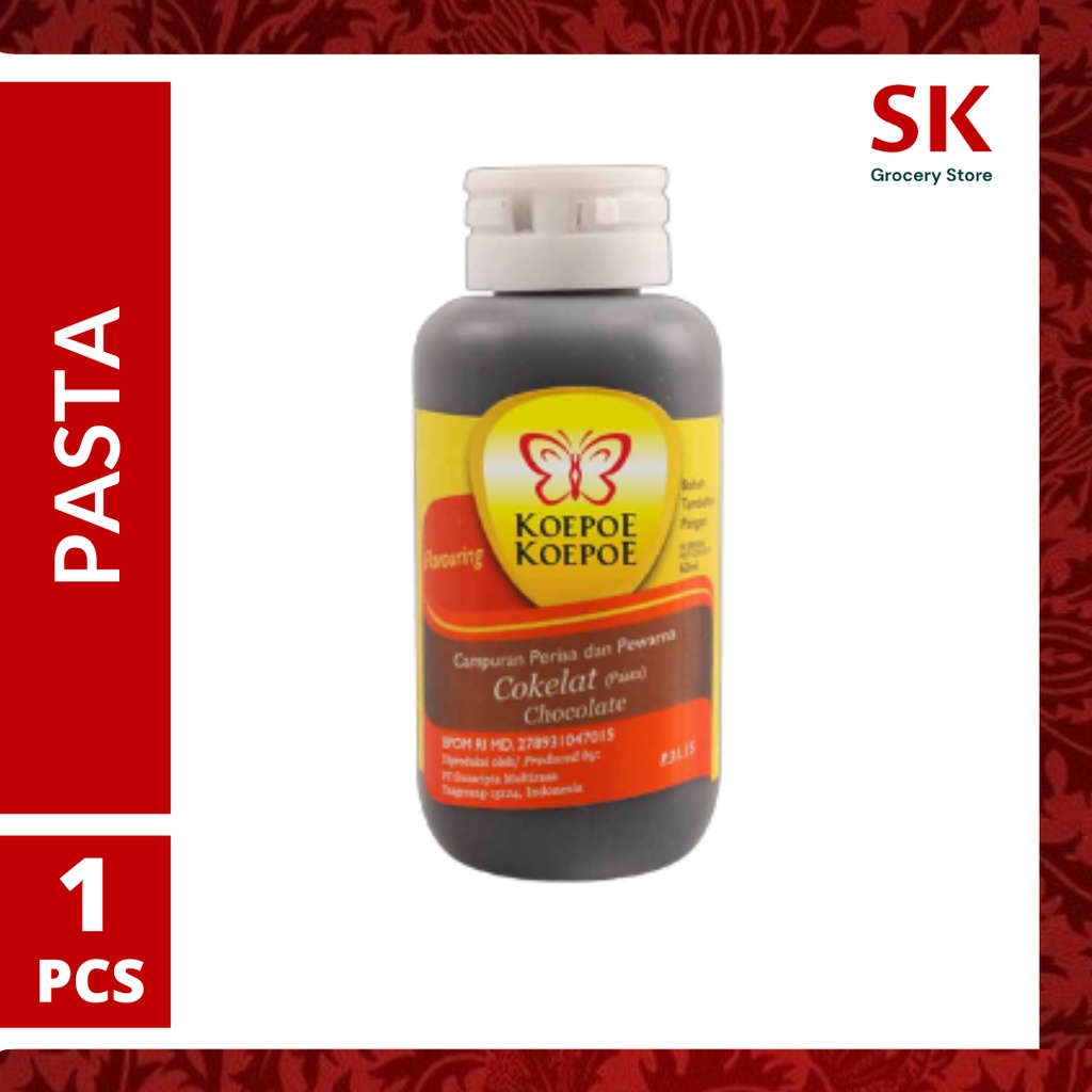 

[Harga Grosir] Pasta Coklat Koepoe Koepoe Perisa & Pewarna Makanan 60ml