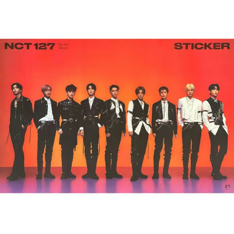 Poster NCT 127 Sticker ver Album + Tube (Roll/Rolled & Fold/Folded Poster Only) Official