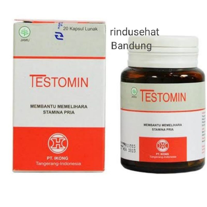TESTOMIN H3 20 KAPSUL LUNAK STAMINA PRIA KESUBURAN PRIA vitalitas