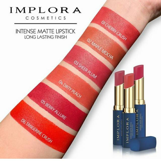 LIPSTIK IMPLORA/INTENSE MATTE LONG LASTING FINISH