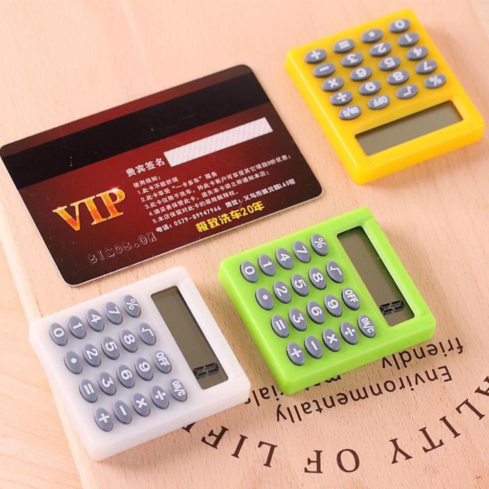 Agustina Kalkulator Persegi Kecil Elektronik Kreatif Elektronik Kantor Alat Tulis Pribadi Siswa Digit Calculator