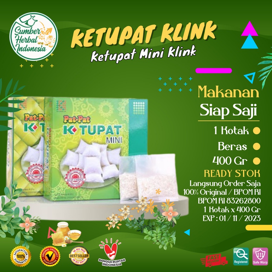 Pat Pat K-Tupat Mini Ketupat Cepat Saji Dari K-link