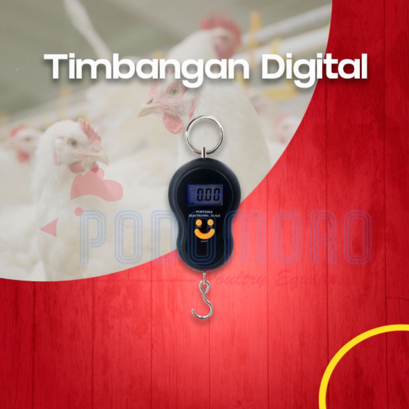 TIMBANGAN GANTUNG DIGITAL | ALAT TIMBANG BOBOT AYAM | ALAT TIMBANG AYAM