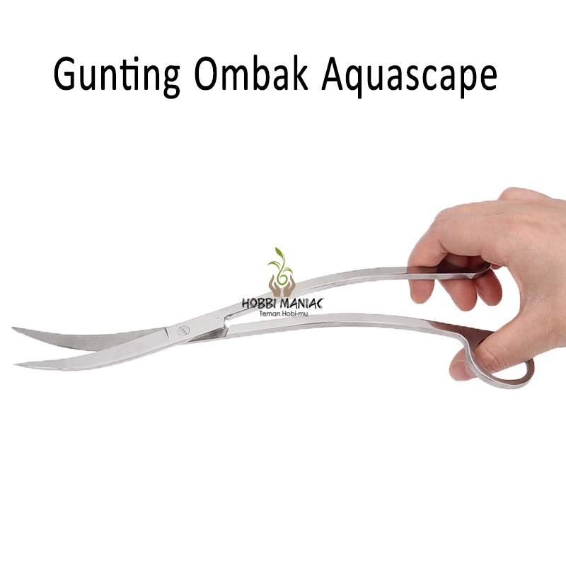 Gunting Ombak Aquascape Gunting Trimming Wave Scissors