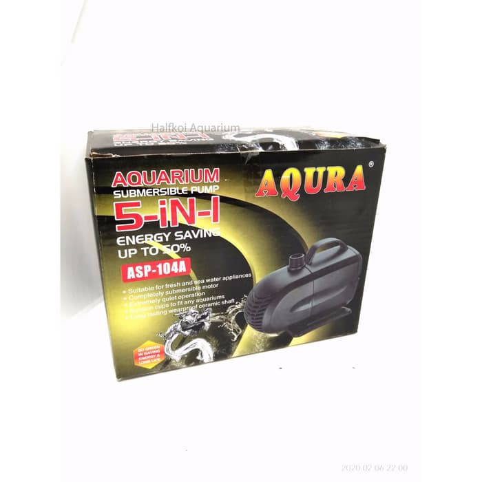 mesin pompa air aquarium aqura 104 asp best seller
