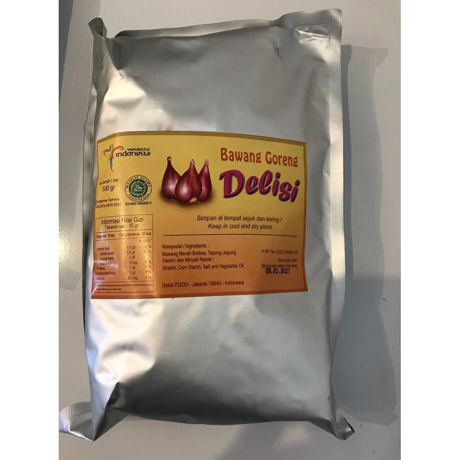 

Ready Stock] Bawang Merah Goreng Delisi (500 Gr)