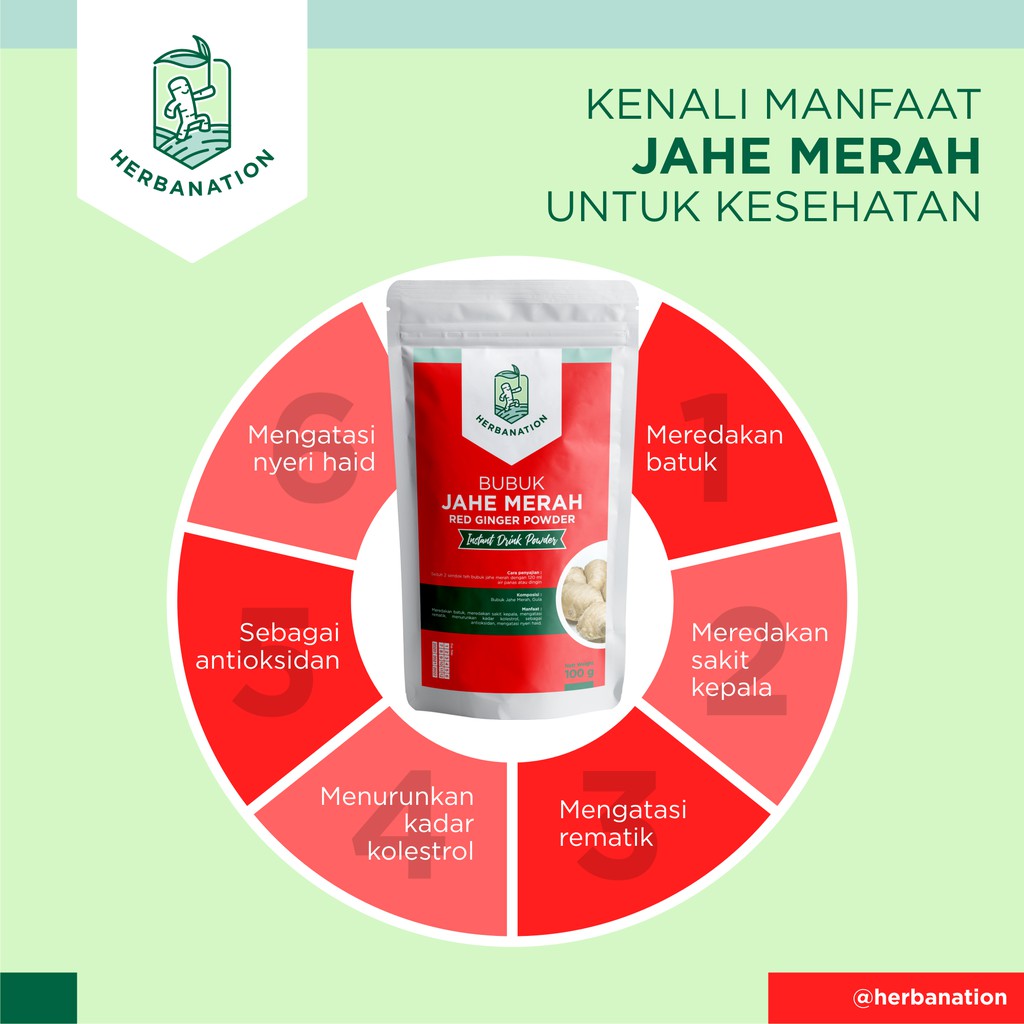 

Jahe Merah Bubuk (Instant Drink Powder)