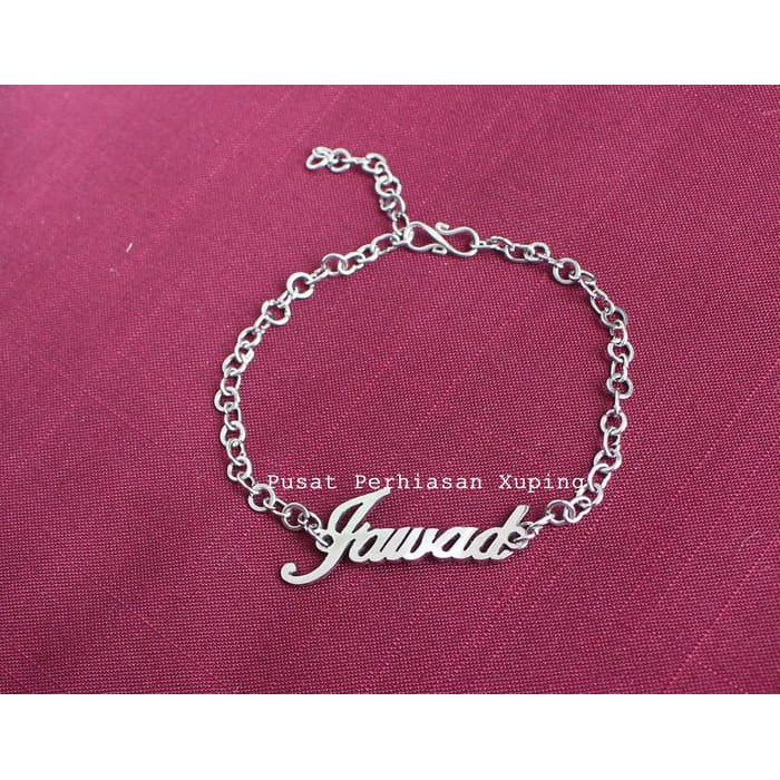 Gelang Nama Monel / Perhiasan Monel