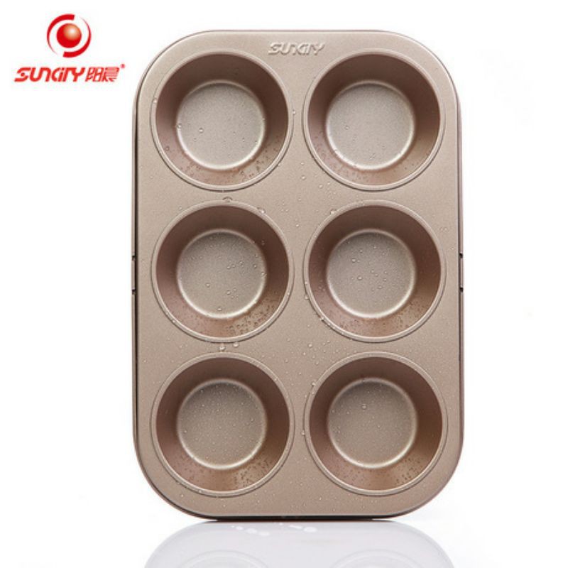 suncity 6s muffin cup cake baking pan / loyang kue